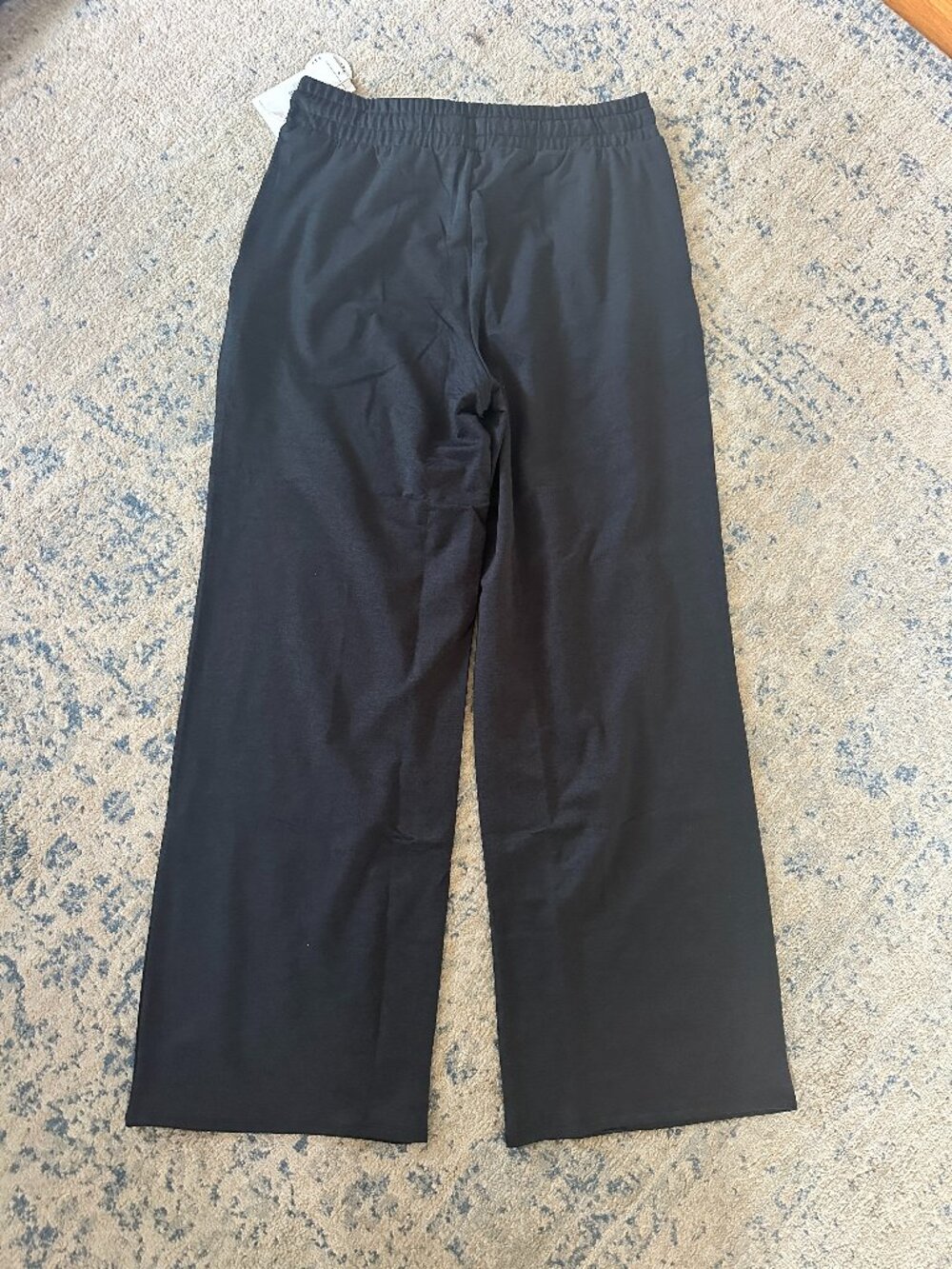 NWT Vuori Halo Essential Wideleg Pants Black Heather M - Picture 3 of 10